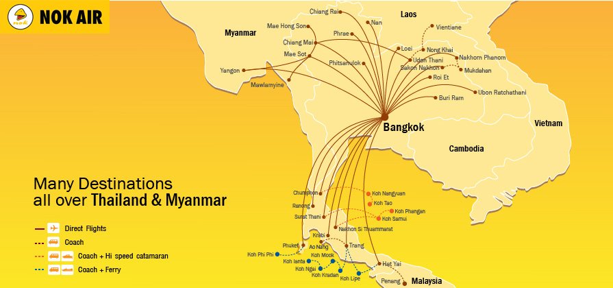 Nok Air | Book Our Flights Online & Save | Low-Fares