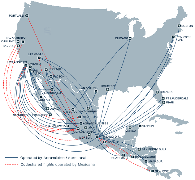 Lista 31+ Imagen Mapa De Rutas Aereas De Mexico Mirada Tensa