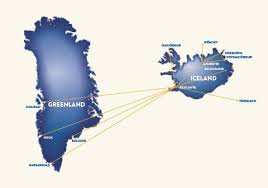 Air Iceland route map