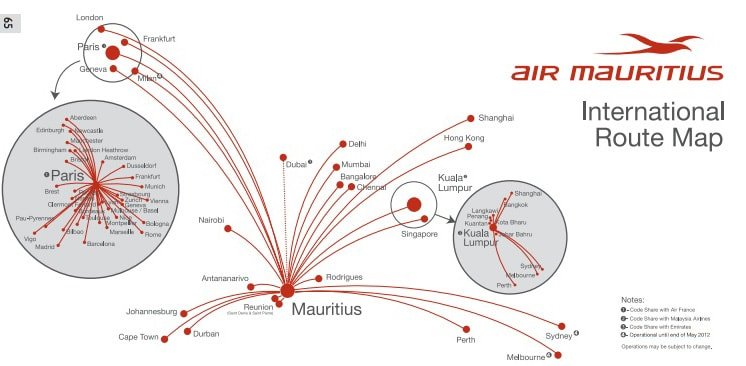 Air Mauritius A350 Seat Map