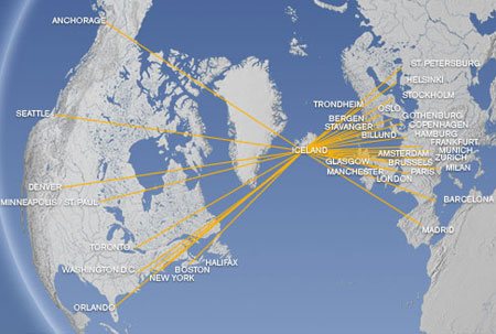 icelandair travel map