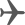 dark grey plane icon
