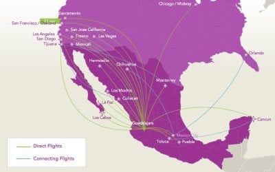 direct flights from san juan puerto rico map