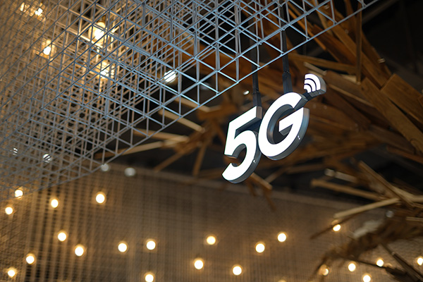 Picture of a 5G sign