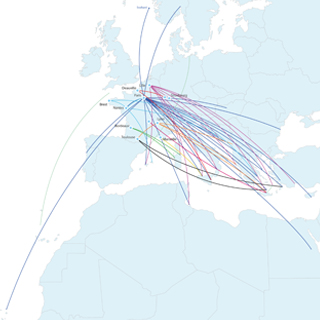 asl airlines france route map