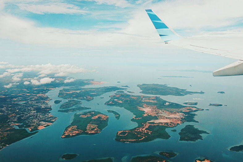 Aerial View of Indonesia