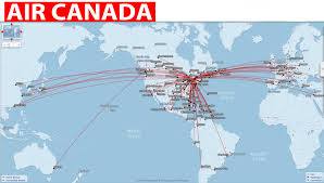 Air Canada Route Map