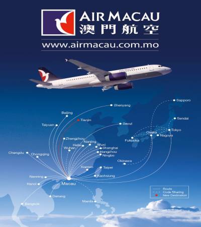 Air Macau Route Map