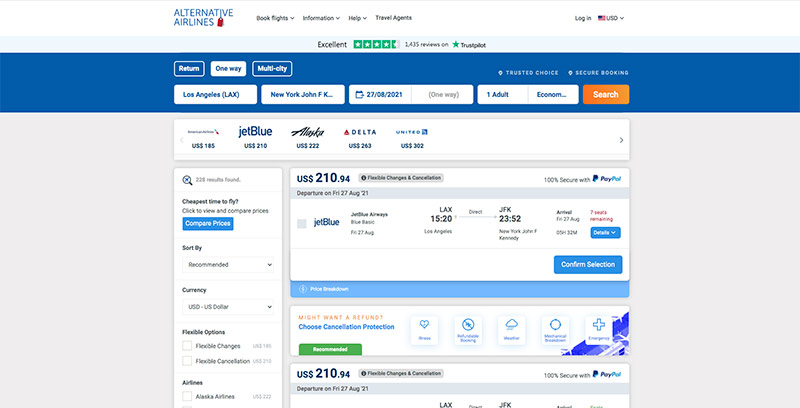 Which airlines not using B737-MAX - Step 2