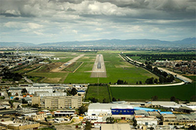 Approach to Algiers Houari Boumediene Airport