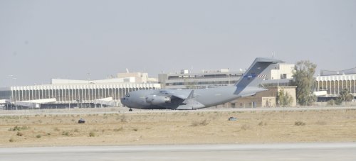 runway and terminal of Baghdad International Airport