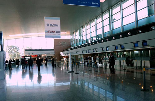Interior of Cordoba International Airport