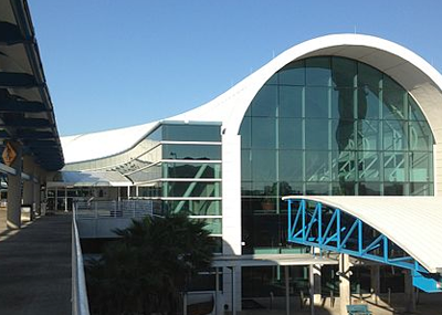 Exterior shot of JAX terminal building