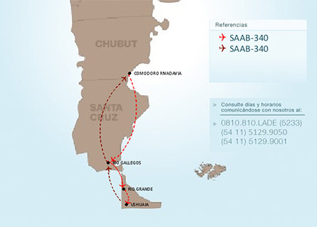LADE route map