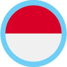 Monaco round flag