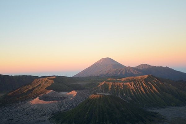 Aerial View Mount Bromo