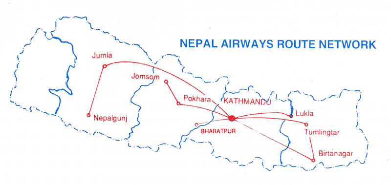 Nepal Airlines Route Map Nepal Airlines | Book Flights And Save