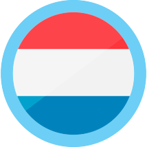 Netherlands round flag