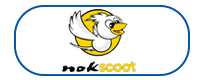 Scoot logo in white box