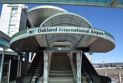 Oakland International Airport entrance