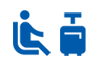 Seat and bag icon