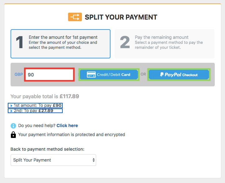 Split Your Payment Guide — Step 6