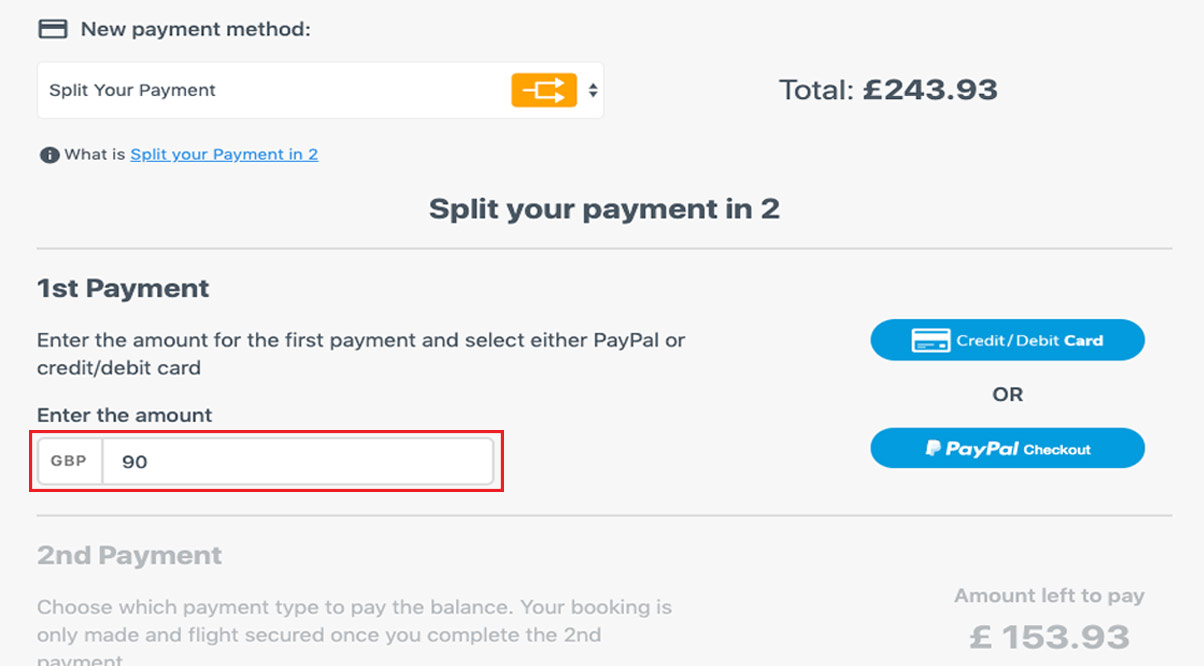 Split Your Payment Guide — Step 6
