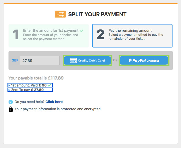 Split Your Payment Guide — Step 6