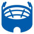 blue sports stadium logo