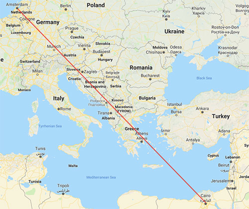 Tristar Air Route Map