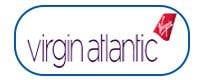 Virgin Atlantic logo in white box