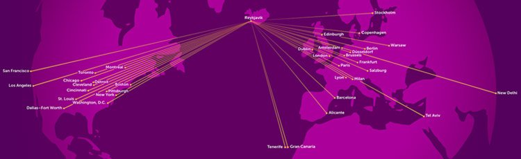 WOW Air Route Map