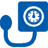 blue blood pressure icon