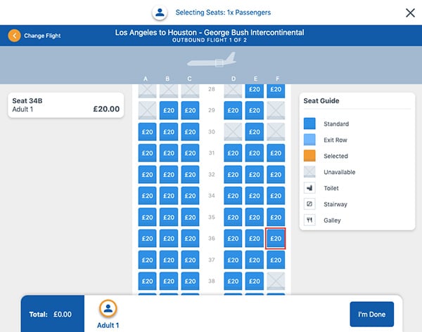 Step 4 Booking Seats Seat Selection