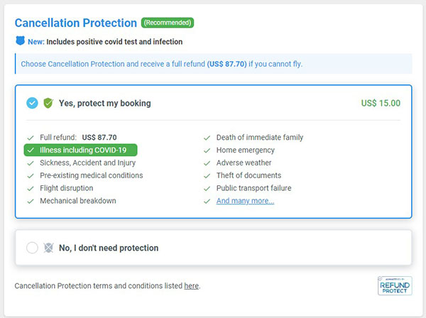 Cancellation Protection Example