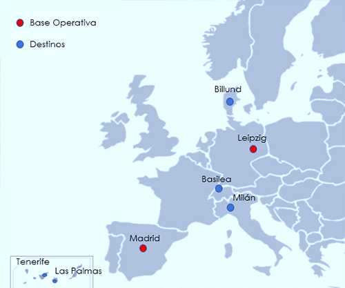 cygnus air route map