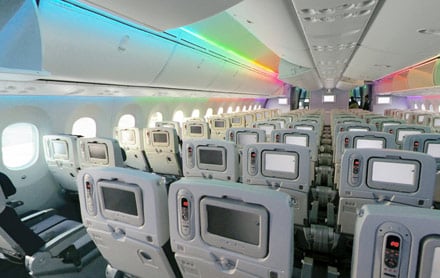 Economy Cabin in Dreamliner