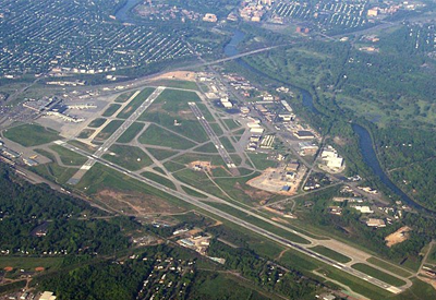 rochester airport, aerial shot