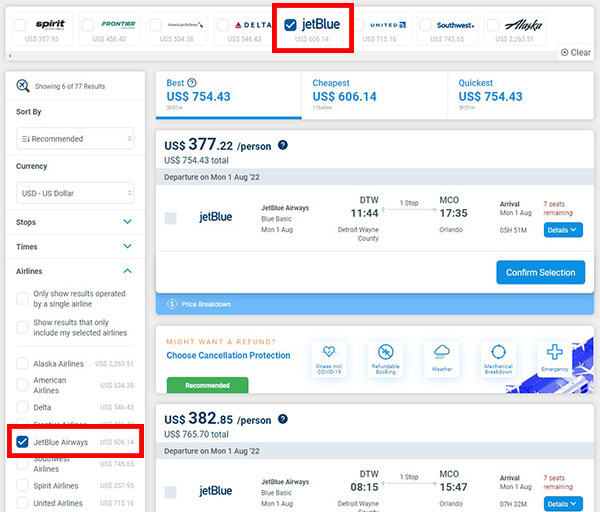 JetBlue and PayPal - Step 2