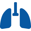 blue lung icon