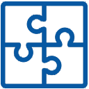 puzzle piece icon asd logo