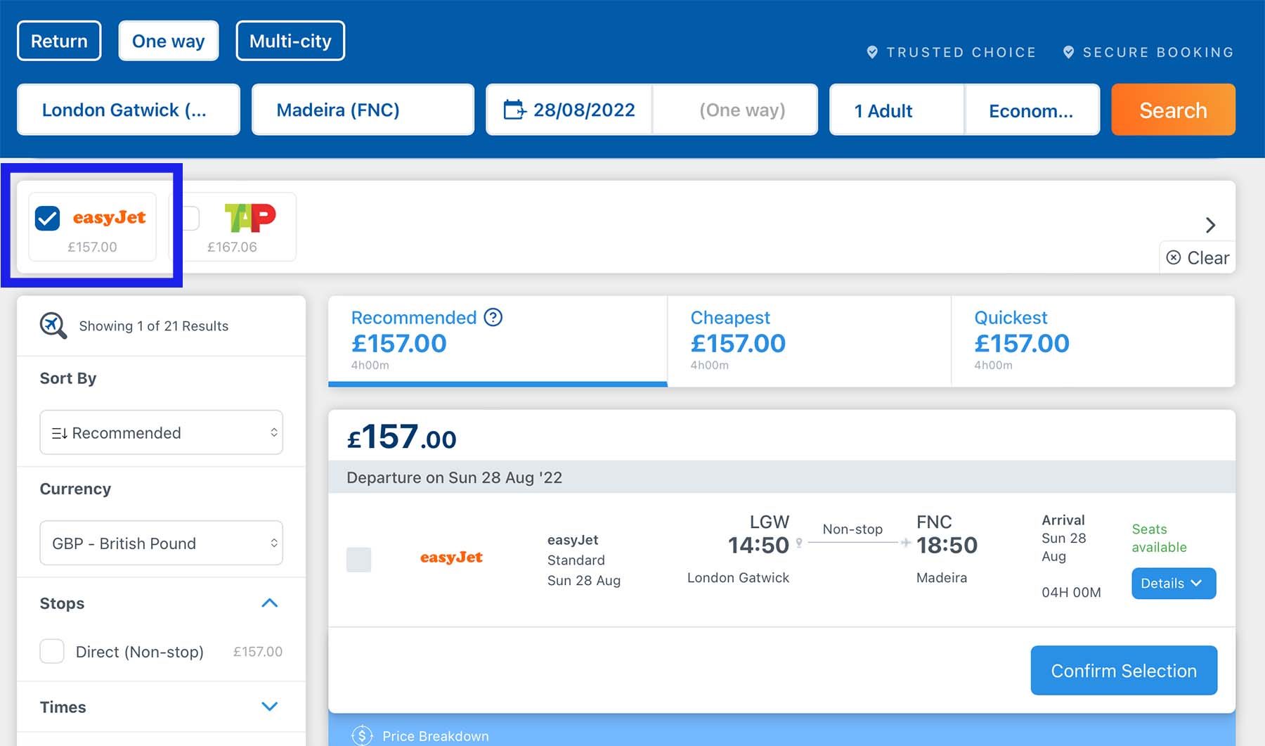 Search And Book easyJet Last Minute Flights  Alternative Airlines