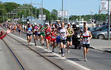 people running in stockholm marathon